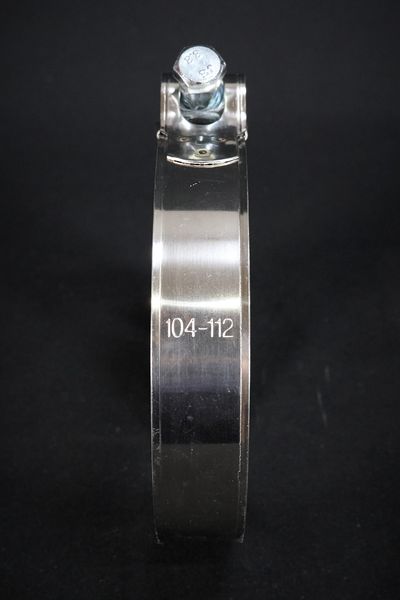 Хомут силовой из нержавеющей стали 104–112 мм, фото 1 из 5