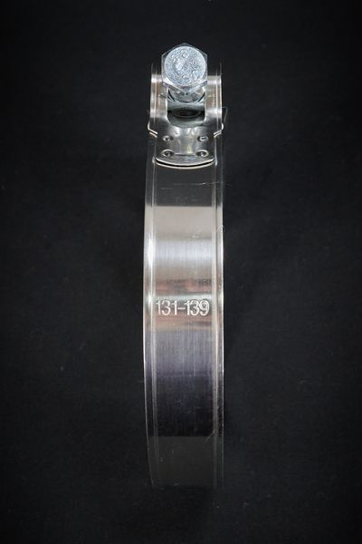Хомут силовой из нержавеющей стали 131–139 мм, фото 1 из 5